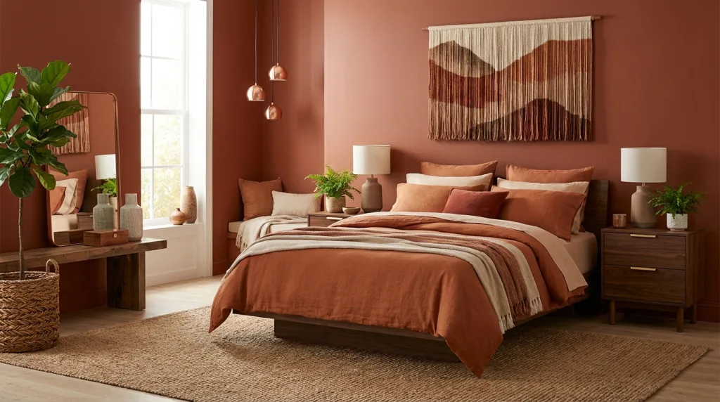 découvrez 5 idées pour décorer votre chambre terracotta avec une touche moderne et chaleureuse, alliant couleurs chaudes et design contemporain.