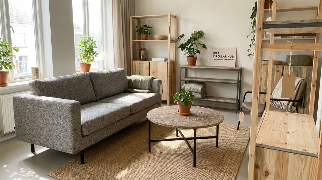 découvrez ikea circular hub, l'initiative durable proposant des meubles à prix réduits pour une décoration responsable et écologique.