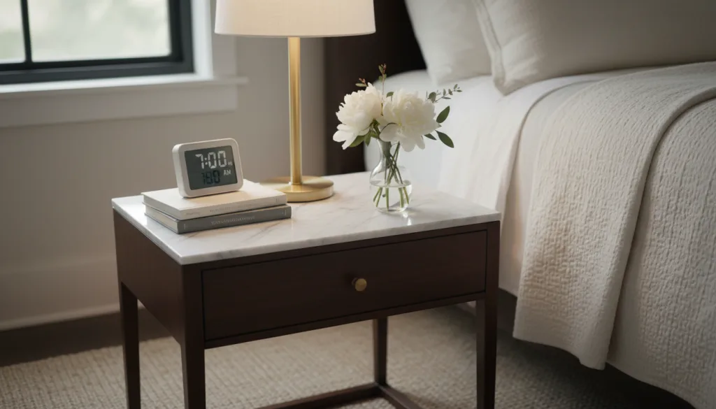 découvrez nos astuces et conseils pour relooker facilement une table de nuit avec un dessus en marbre et lui donner un style unique et élégant.
